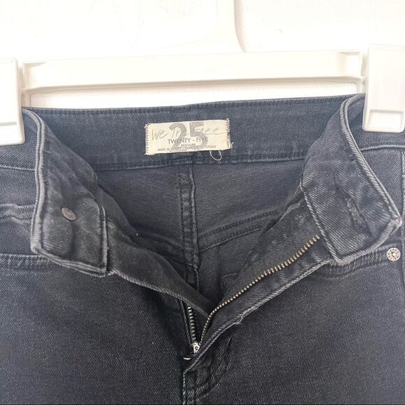 We The Free high waisted raw hem black jeans - Picture 4 of 9